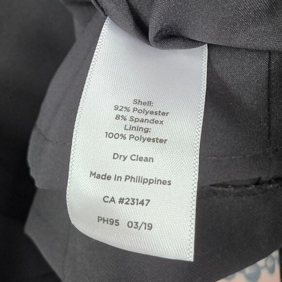 Talbots Classic Sheath Dress 18W Black Corpcore Chic Modern Office Retro Glam - Picture 5 of 9